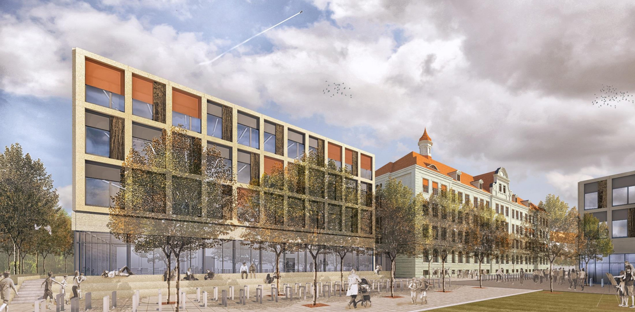 So soll der Campus der QuartiVisualisierung: RBZ Generalplanungsgesellschaft mbH