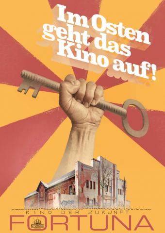 Plakat Im Osten geht das Kino auf